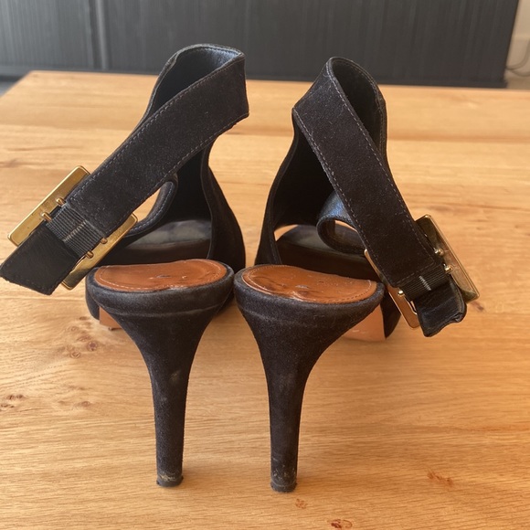 Via Spiga - black Swede leather heels (US 6.5 EUR 37.5) - Picture 2 of 4